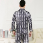 パジャマ かわいい 長袖 パンツ メンズ パジャマ セット ルームウェア  折り襟 激安 安い 寝心地良い