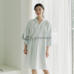 今季トレンド 好感度満載！  抜群の肌触り 柔らかい 肌に優しい 部屋着 睡眠 自宅 保温 コットン Vネック 7分袖 猫 ルーズ 半袖パジャマ パジャマ