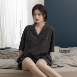 半袖 長 ズボン パジャマ 薄手 激安 パジャマセッ 部屋着 カジュアル シンプル ゆったり