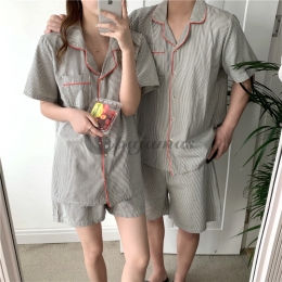 カップル パジャマ ルームウェア  高級感溢れる♥ 柔らかい 半袖 短パンツ  軽さ かわいい きれいめ
