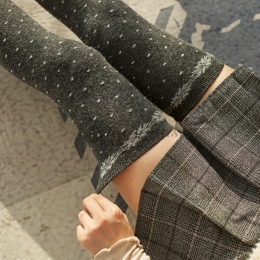 可愛い おしゃれ 靴下 あったか 保温 専門店 防寒 ウール ジャカード 柔らかい 肌に優しい