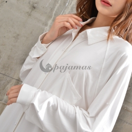 激安 可愛い パジャマ 長袖 レディース  セクシー  ロング 寝巻き 折り襟