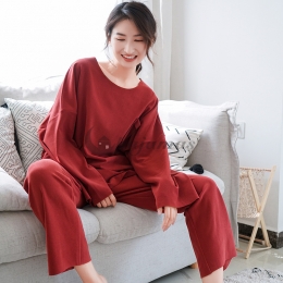 激安 パジャマ セット かわいい 激安 長袖 セクシー 部屋着 ルーズ シンプル