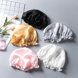 かわいい きれいめ ナイト キャップ シルク シンプル 柔らかい 無地 耐久性 おしゃれ